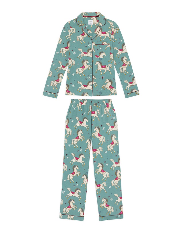 Chelsea Peers - Magical Horses Organic Cotton Pyjama Set