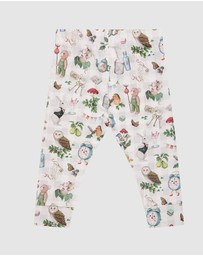 Fleur Harris - 'Mini Magic Gingham' Faraway Legging in Tapioca