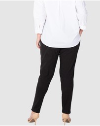 Love Your Wardrobe - Stretch Bengaline Tummy Tuck Pants