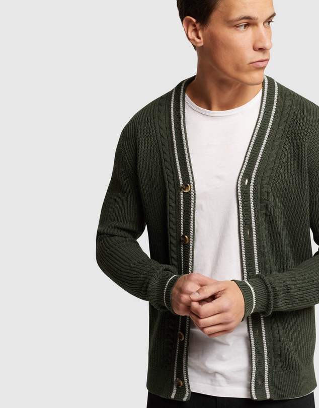 Oxford - Cavill Cable Cardigan
