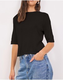 Calli - Hailey Soft Knit Tee