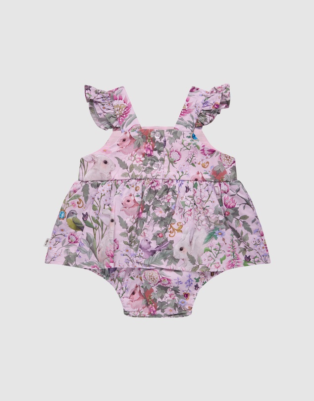 Fleur Harris - 'Heirloom Treasures' Esme Skirt Bodysuit in Pink Multi
