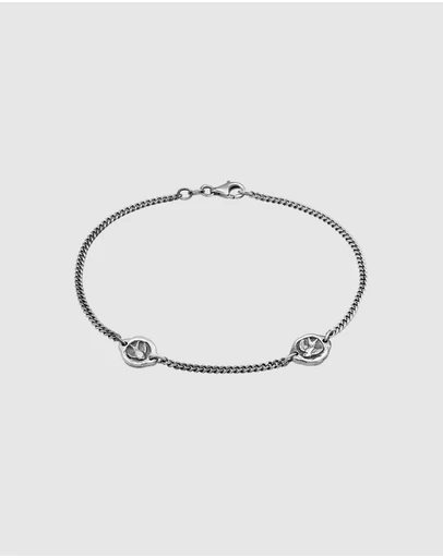 Haze & Glory - ICONIC EXCLUSIVE - Swallow Bracelet in Oxidised 925 Silver