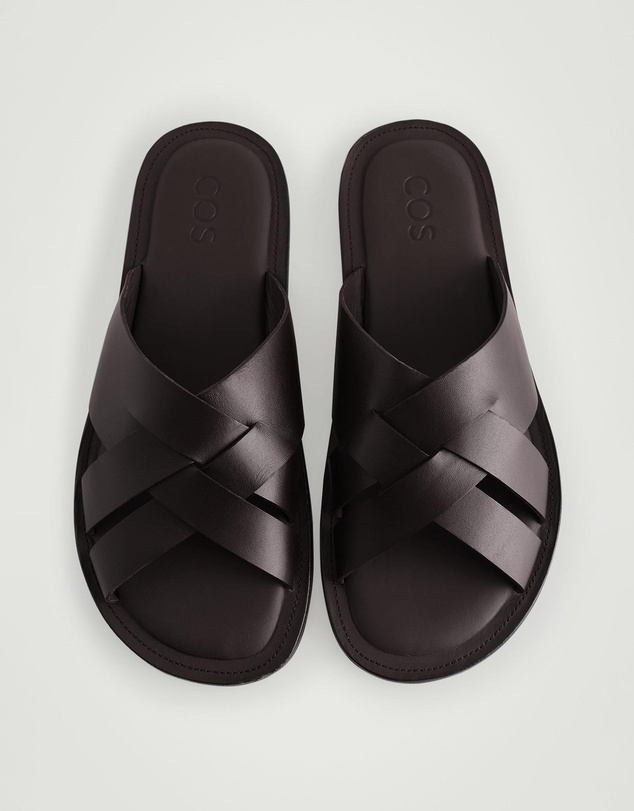 COS - Woven Leather Sandals - Men's