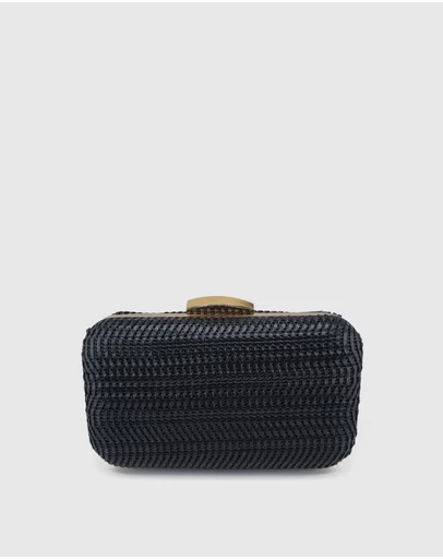 Izoa - Sophia Woven Clutch