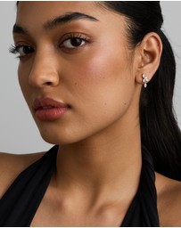 Michael Hill - Cubic Zirconia Vine Stud Earrings in Sterling Silver