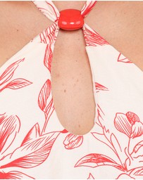 Petal & Pup - Elira Mini Dress - Red Floral
