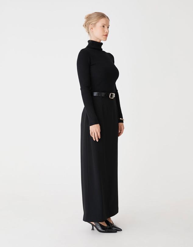 Forcast - Kaitlyn Crepe Column Skirt