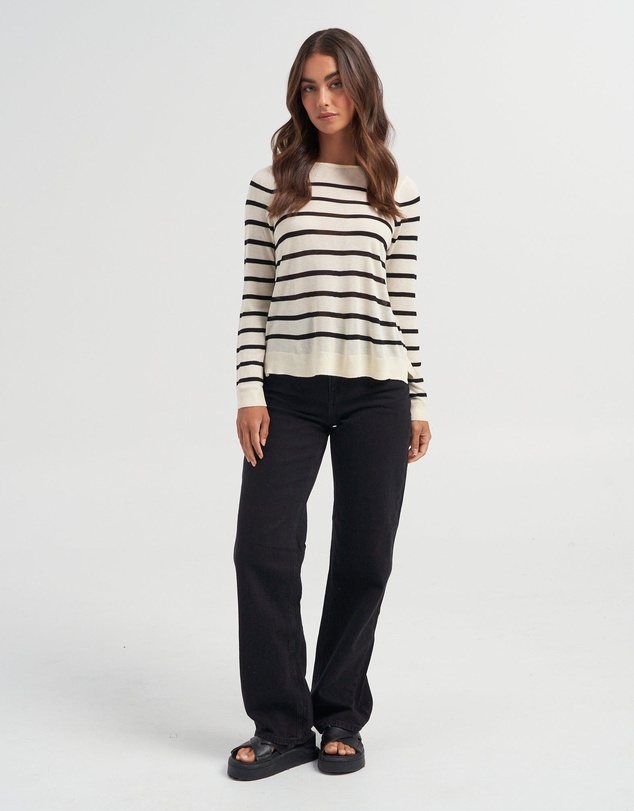 Vero Moda - Nova Long Sleeve Stripe Knit