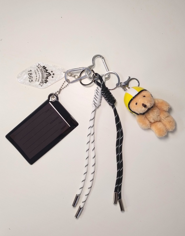 Izoa - Yellow Teddy Bag Charm