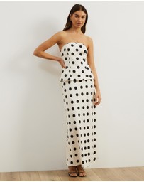 Atmos&Here - Felicity Polka Dot Maxi Skirt