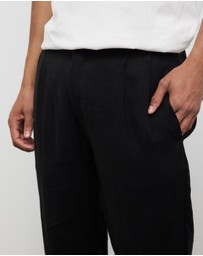 AERE - Linen Pleated Pants