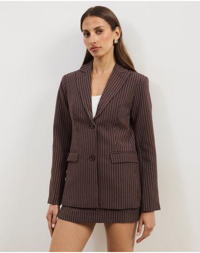 Chocolate Pinstripe
