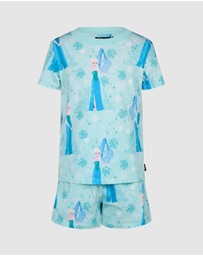 Rock Your Kid - Frozen Short Pyjama Set - ICONIC EXCLUSIVE - Kids