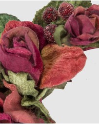 Max Alexander - Wine Vintage Flowers Fascinator Headband