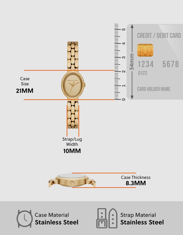 Michael Kors - Maude Gold Analogue Watch