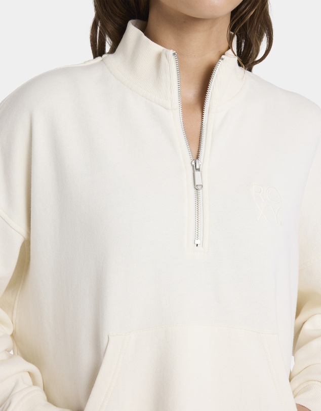 Roxy - Womens Movin Up Half Zip Fleece Jumper