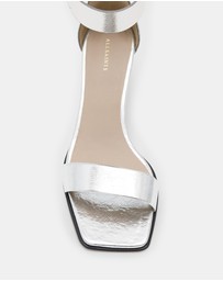 AllSaints - Noir Low Sandals