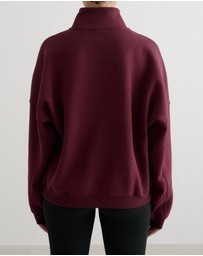 Aim'n - Varsity Half Zip Sweatshirt