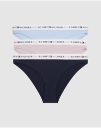 Tommy Hilfiger - 3-Pack Logo Waistband Stretch Cotton Briefs