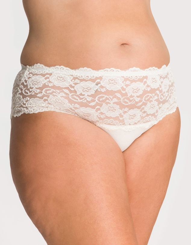 Ava & Audrey  - Ava & Audrey Greta Lace and Cotton Brief
