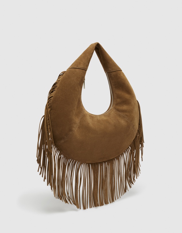 Nakedvice - The Tori Mocha Suede Bag