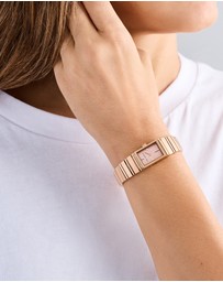 Ted Baker - Lileey Pink Rose Gold-Tone 27mm Bracelet Watch