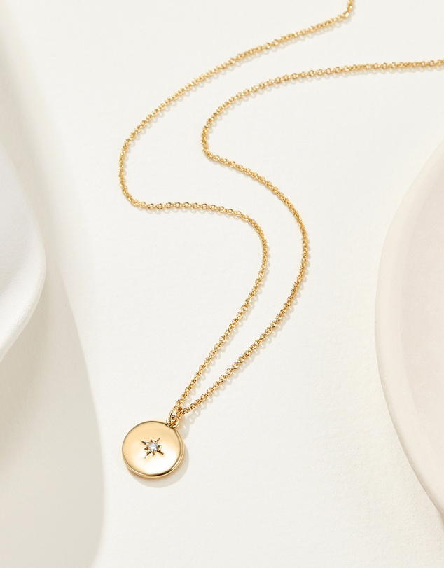 Mestige - True North Necklace - 18K Gold Plated