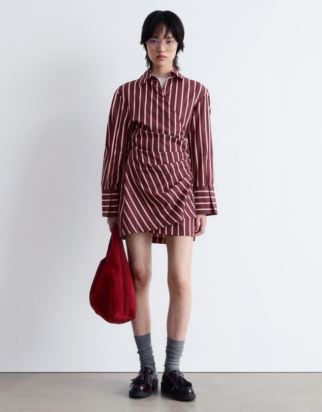 & Other Stories - Wrap Shirt Mini Dress