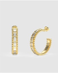 GUESS - Guess Golden Globes Baguettes Hoops