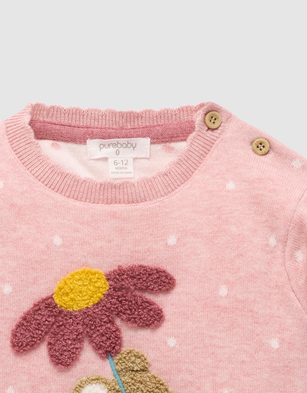Purebaby - Little Mouse Jumper -Kids-Babies