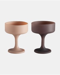 porter green - mecc | silicone unbreakable cocktail glasses