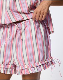 Damson Madder - Mafalda Frilly Tie Bloomers