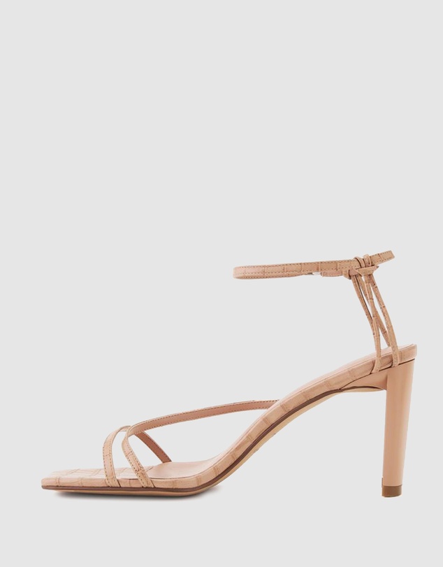 Nakedvice - The Cyrus Nude Croc Heel