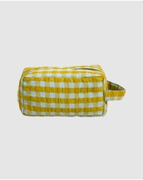 Mosey Me - Citrus Seersucker Dopp Kit