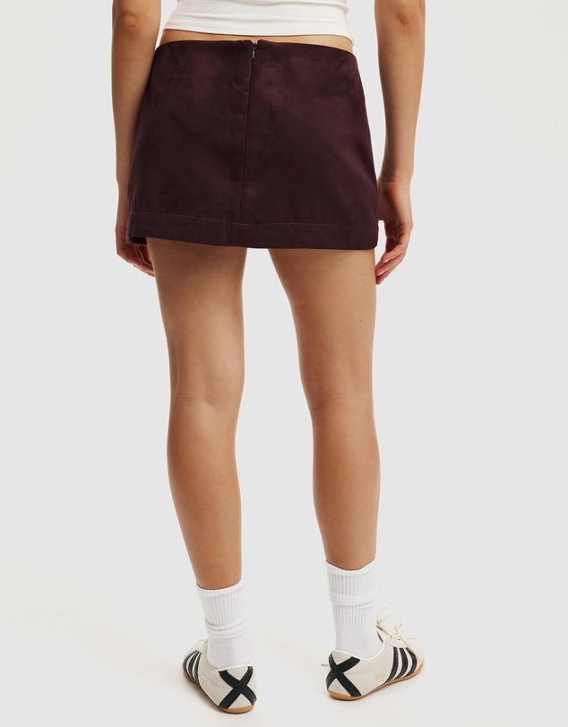 Cotton On - Suede Mini Skirt