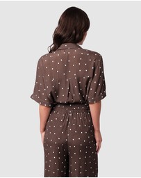 UNE PIECE - Short Sleeve Button-Up Shirt
