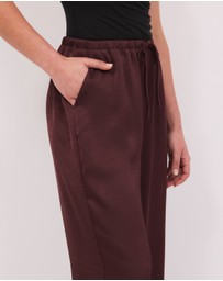 Calli - Lottie Satin Elastic Waist Pants