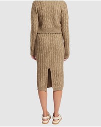 FRIEND of AUDREY - Miller Cable Knit Skirt
