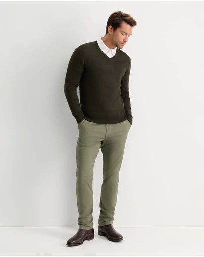 Sportscraft - Merino V Neck Knit
