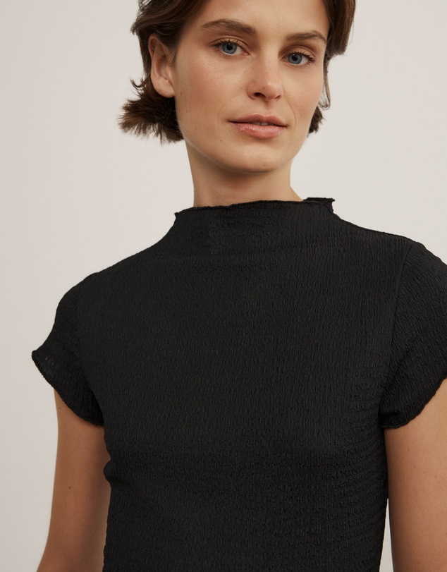 Witchery - High Neck Textured T-shirt