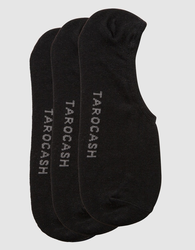Tarocash - Bamboo 3 Pk Invisible Sock