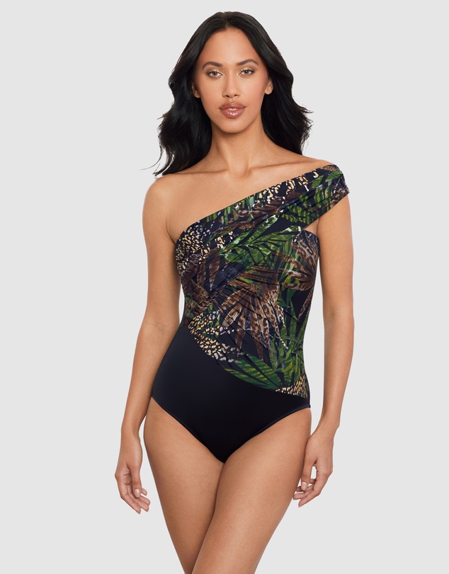 Magicsuit - Nighthawk Goddess One Shoulder Tummy Control Swimsuit