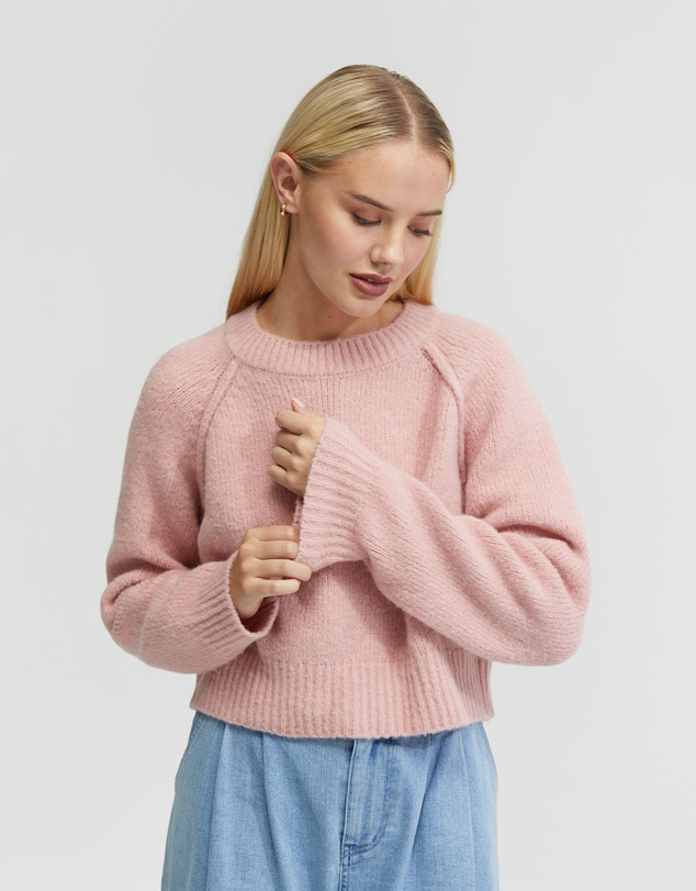Oxford - Mei Alpaca Blend Soft Knit Top