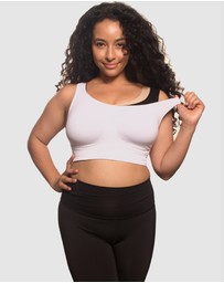 B Free Intimate Apparel - High Back Pull On Crop Top (C-D-DD-E-F-G-H) Cup