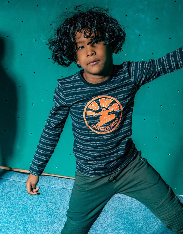TYGO&vito - Organic Long Sleeve AOP T-Shirt - Kids-Teens