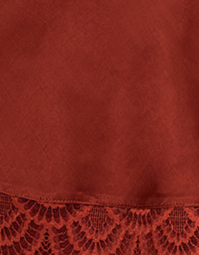 Sans Complexe - Charming Silky Satin Pyjama Shorts with Lace