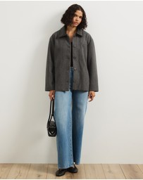 Atmos&Here - Sofia Herringbone Boxy Jacket