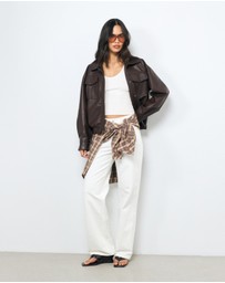 AERE - Aurelia Straight Leg Jeans