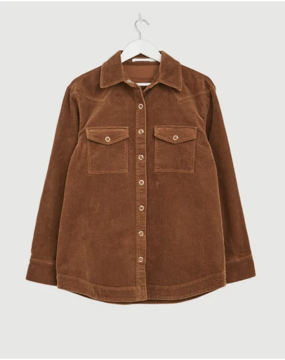 Revibe - Repaired Hansen & Gretel Jackson Cord Shirt - AU 8